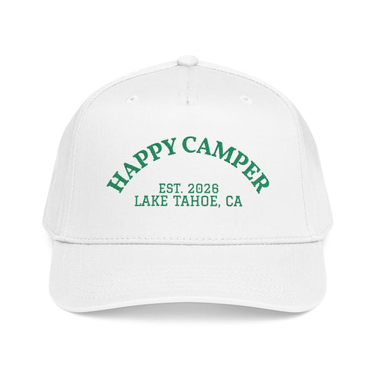 Camp Mar (Green) - Embroidered Mid Profile Baseball Cap