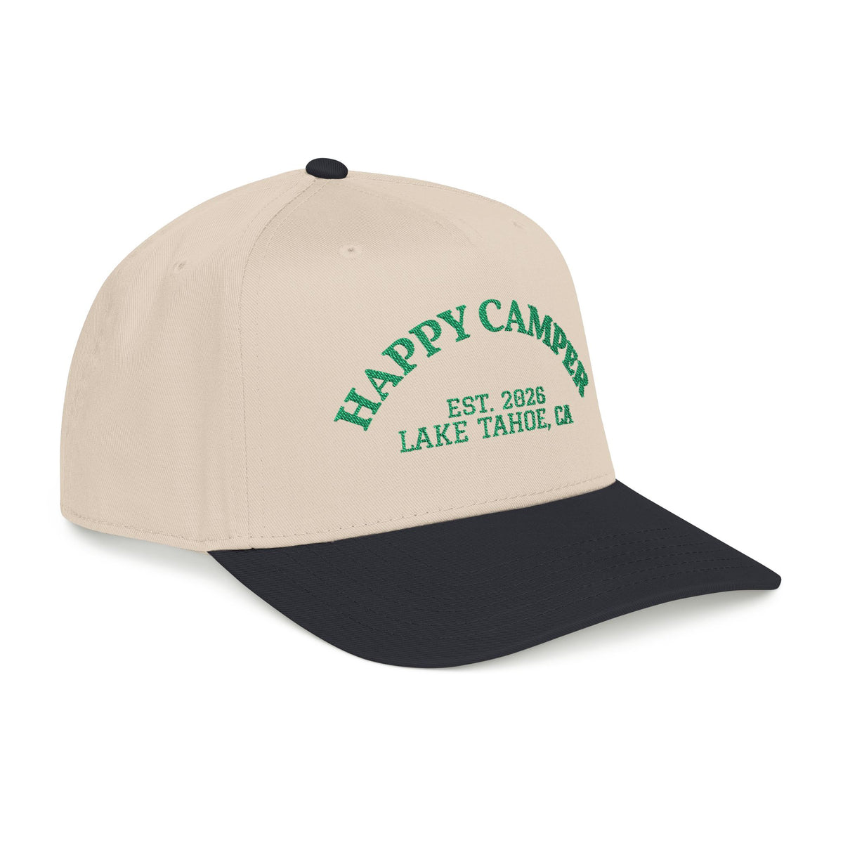 Camp Mar (Green) - Embroidered Mid Profile Baseball Cap
