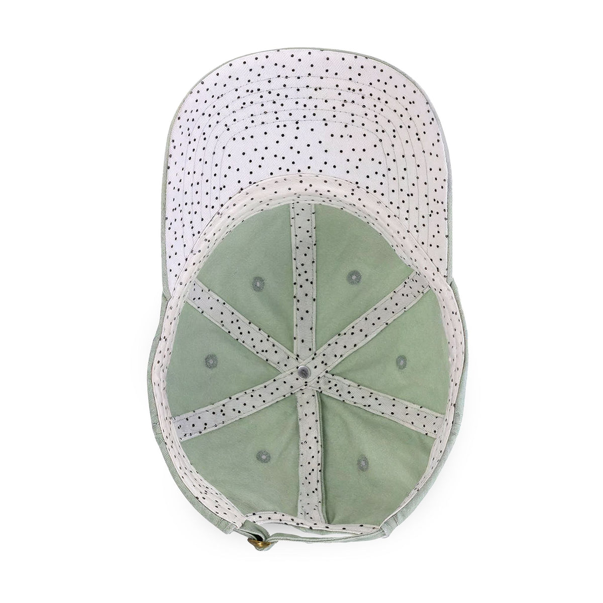 happy camper martini - Women's Pigment-Dyed Cap with Fashion Undervisor (Embroidery)