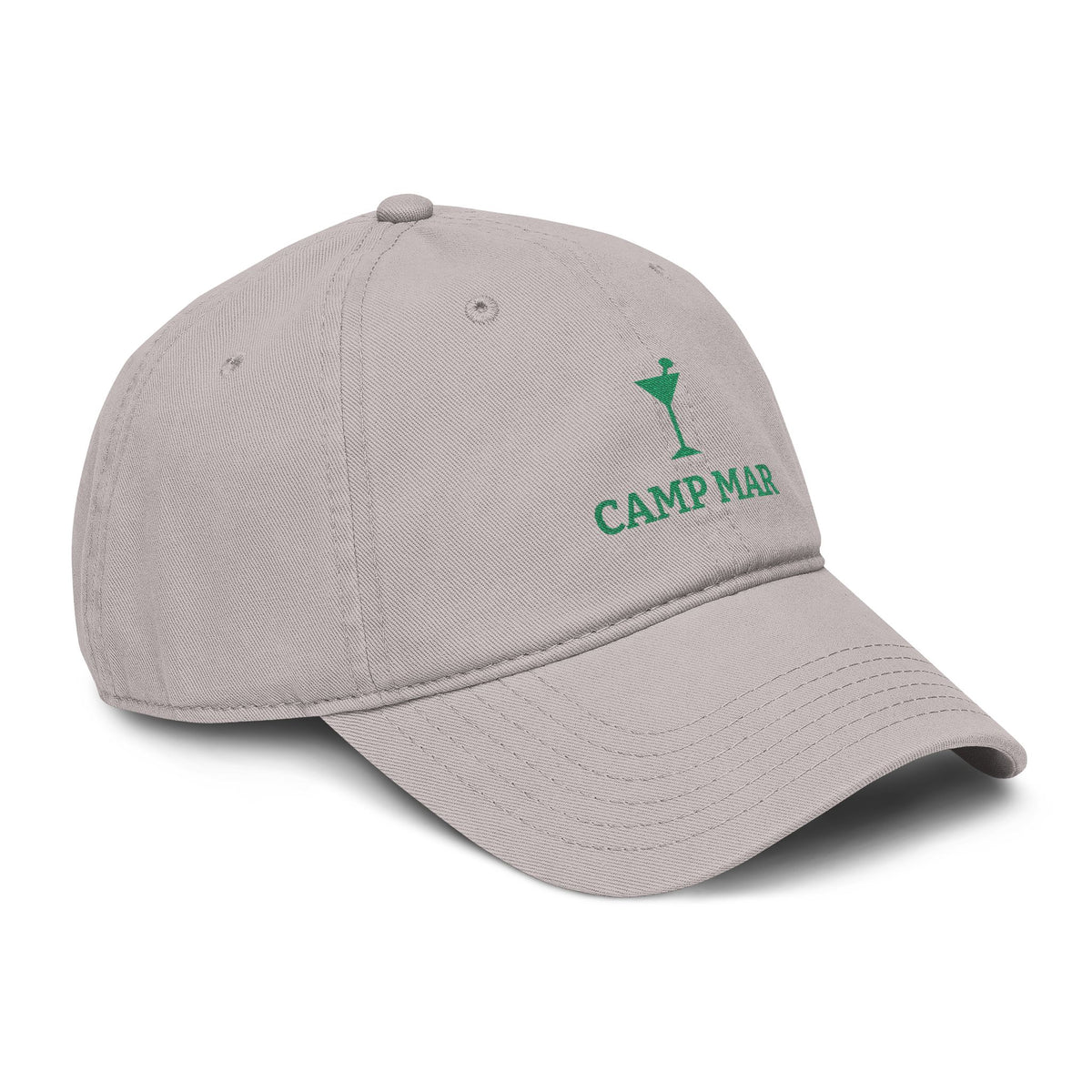 Camp Mar Martini Embroidered Baseball Cap