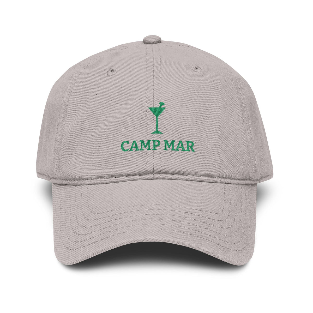 Camp Mar Martini Embroidered Baseball Cap