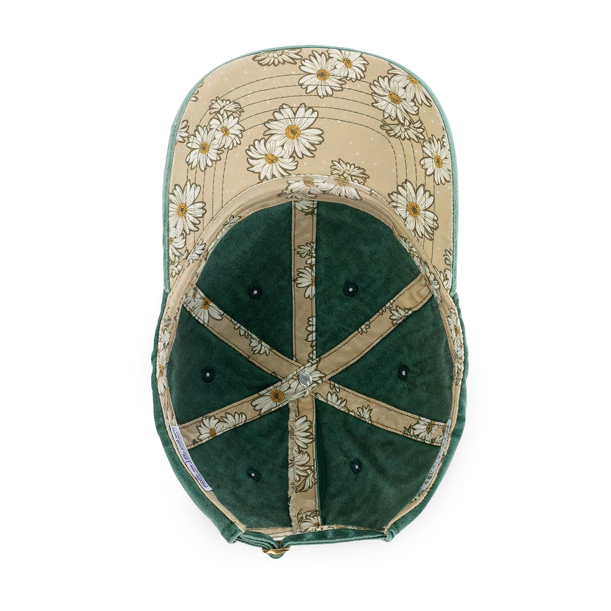happy camper martini - Women's Pigment-Dyed Cap with Fashion Undervisor (Embroidery)