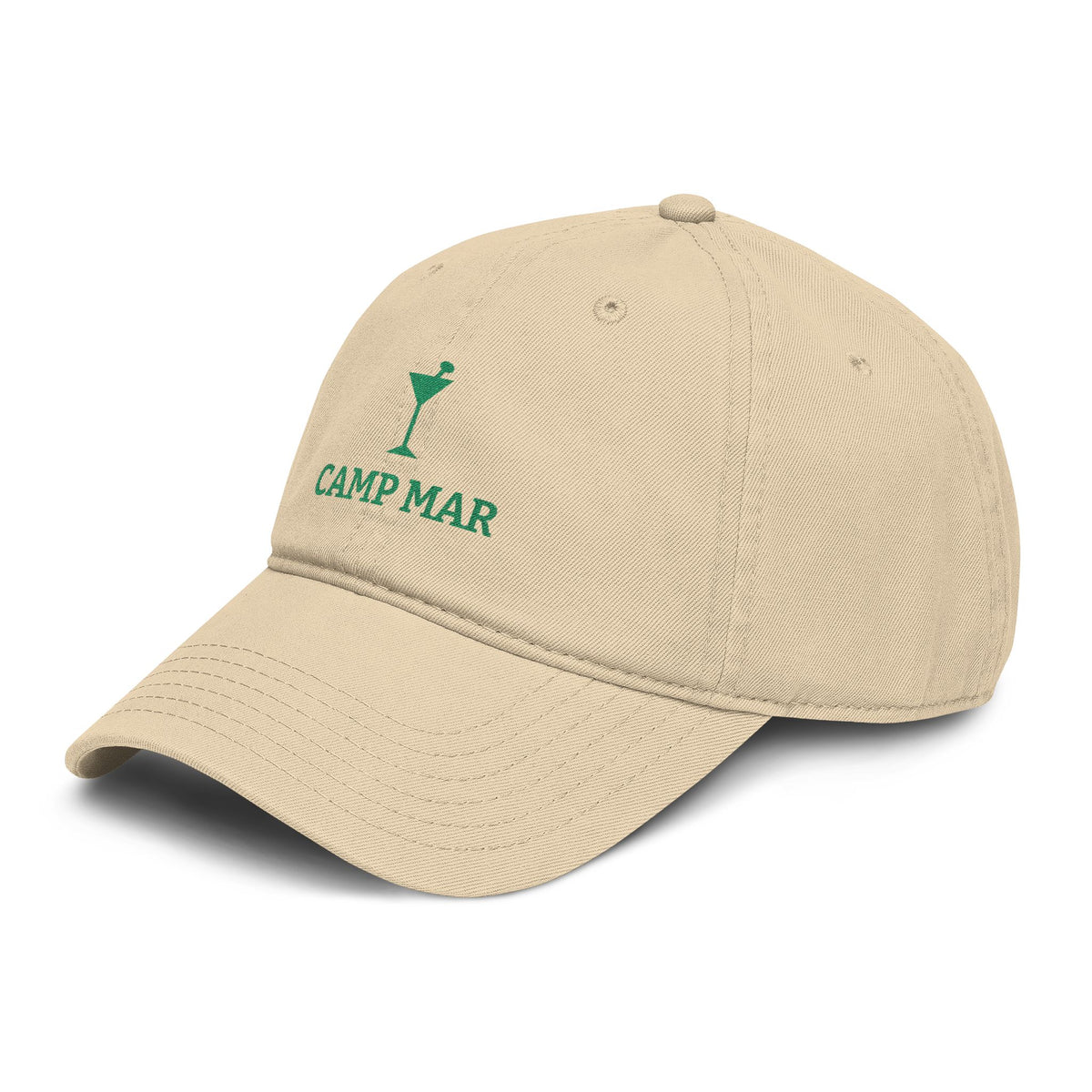 Camp Mar Martini Embroidered Baseball Cap