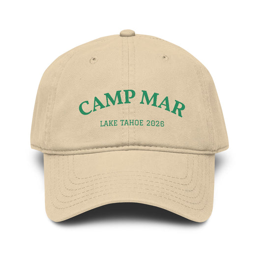 Camp Mar Lake Tahoe 2028 Washed Baseball Cap
