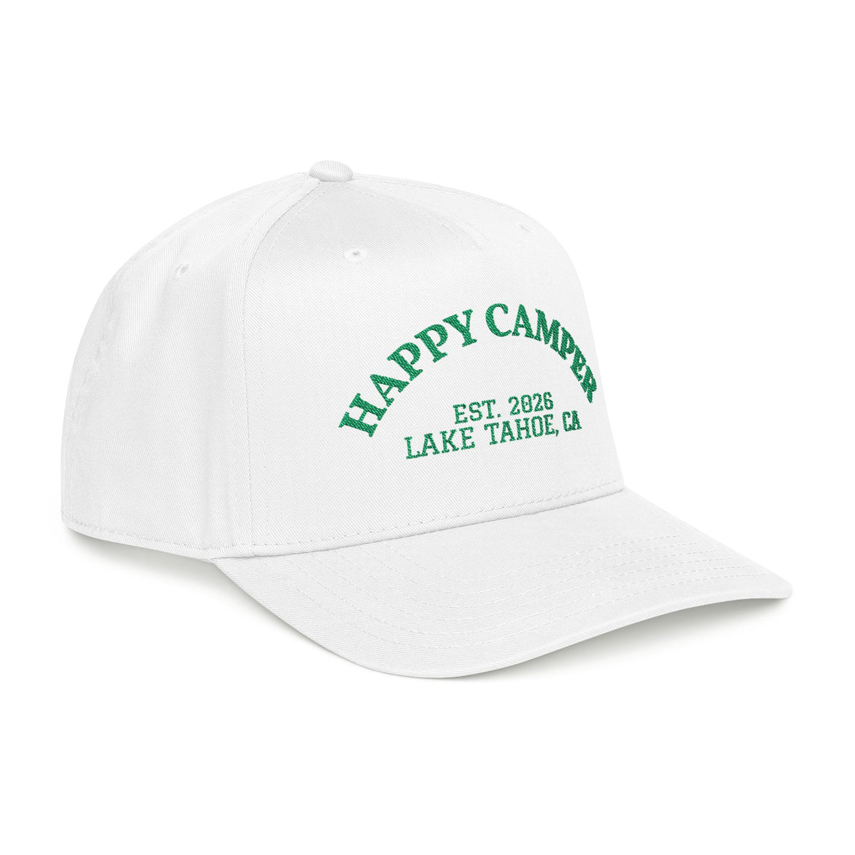 Camp Mar (Green) - Embroidered Mid Profile Baseball Cap