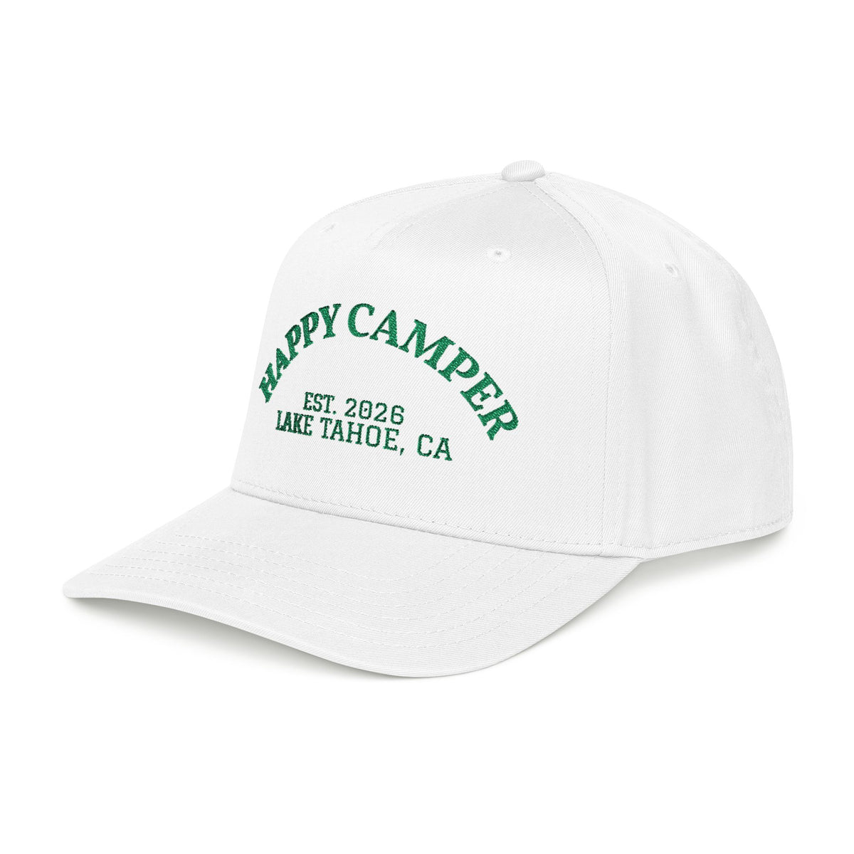 Camp Mar (Green) - Embroidered Mid Profile Baseball Cap