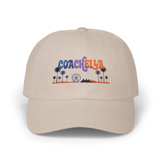Coachella Palm Embroidered Baseball Hat