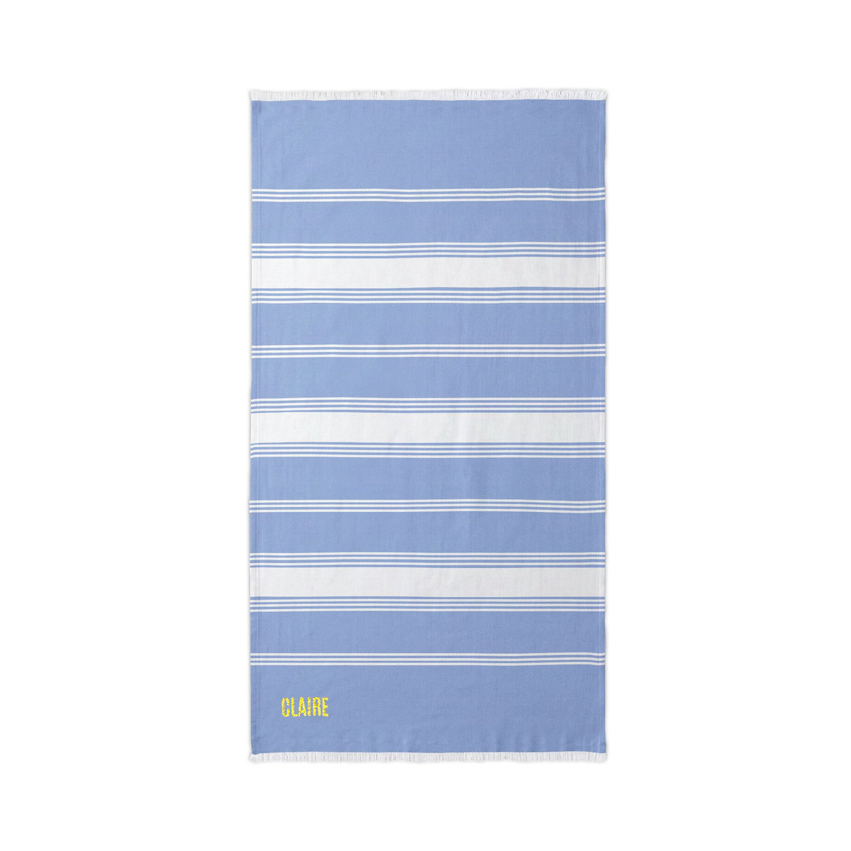 Personalized Name Embroidered Beach Throw Towel