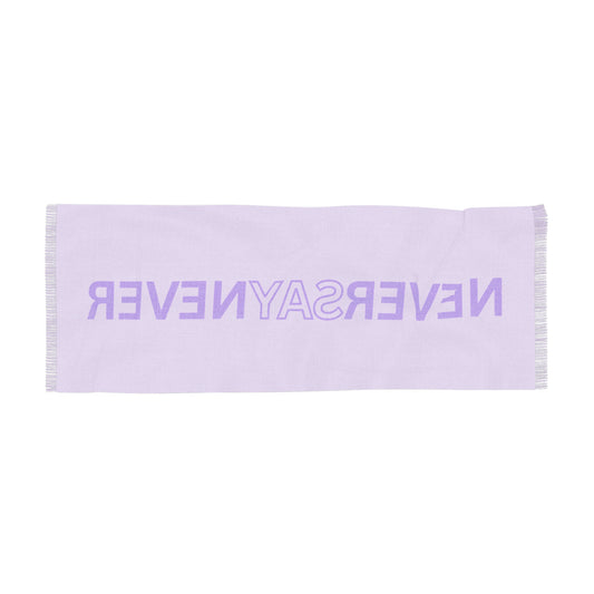 "Never Say Never" Light Scarf — Purple