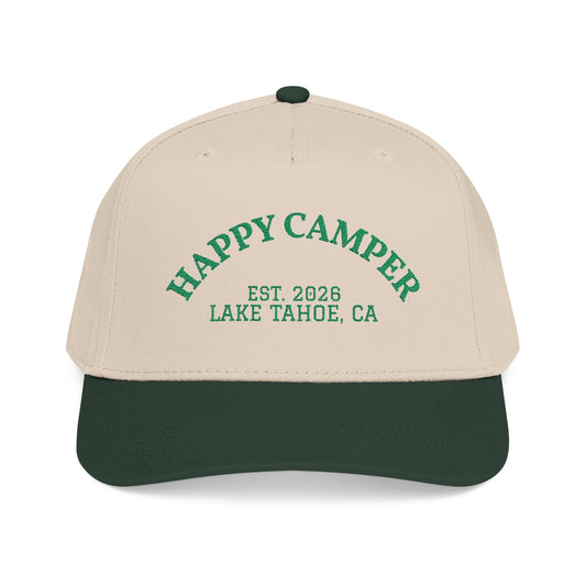 Camp Mar (Green) - Embroidered Mid Profile Baseball Cap
