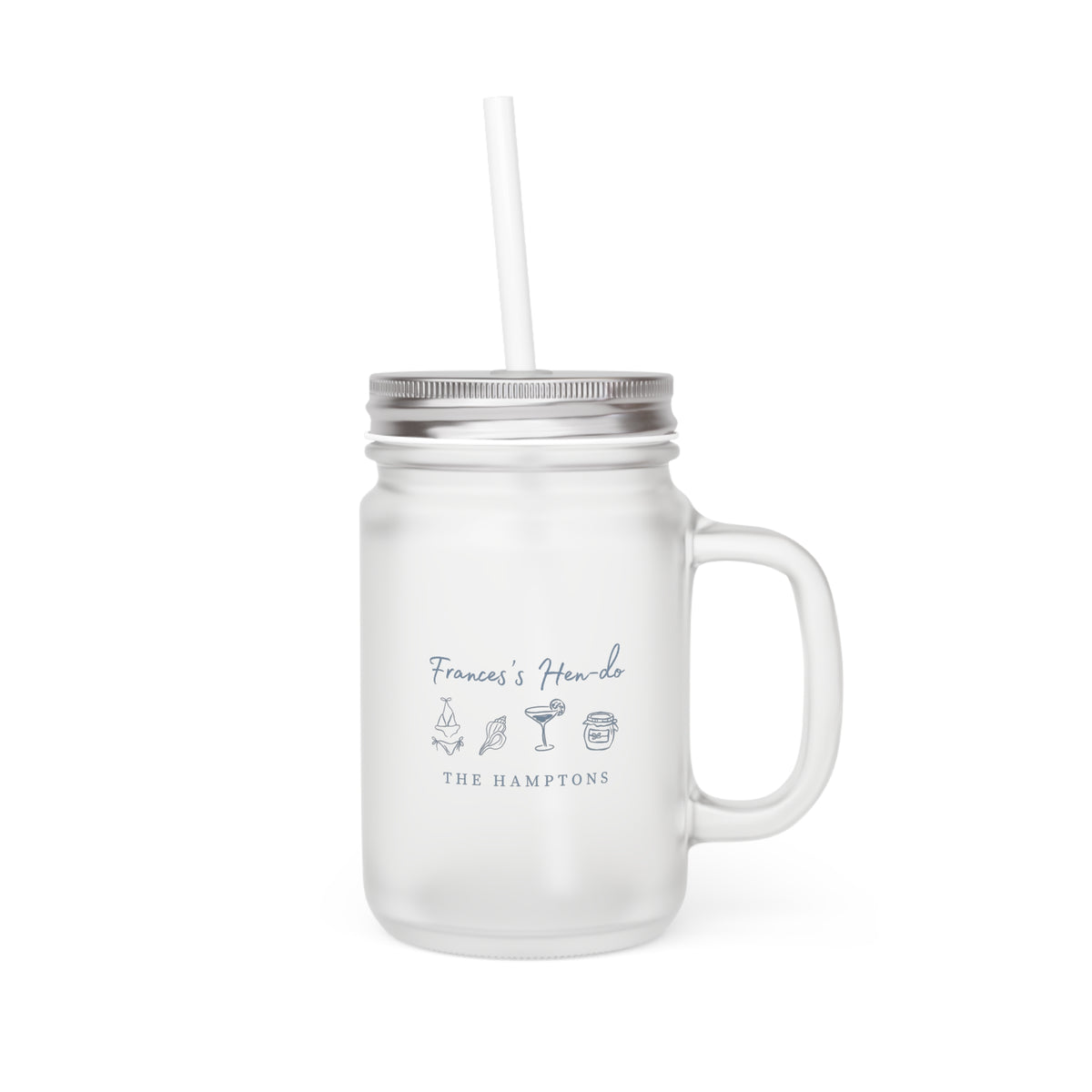 Mason Jar Tumbler – Personalizable Name