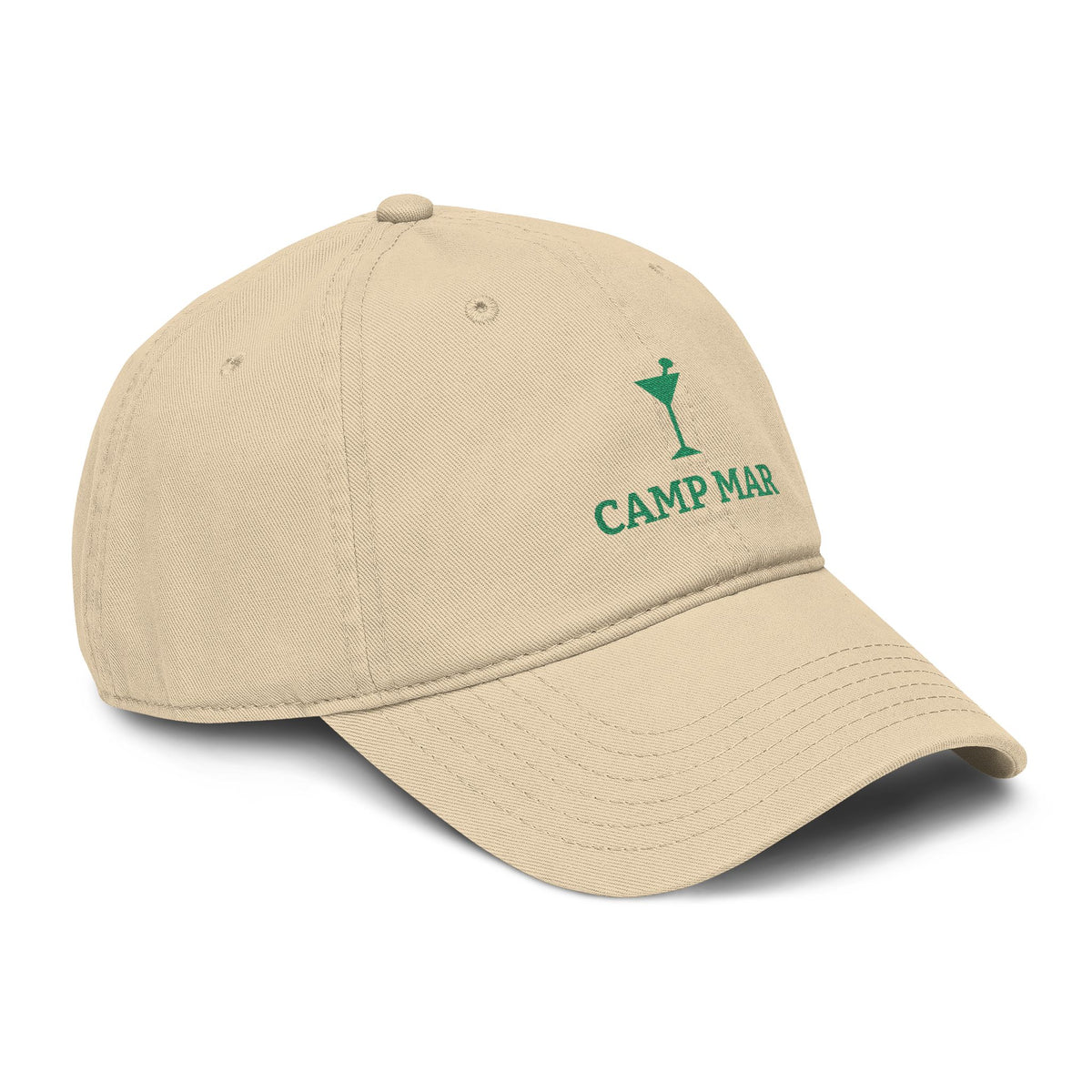 Camp Mar Martini Embroidered Baseball Cap