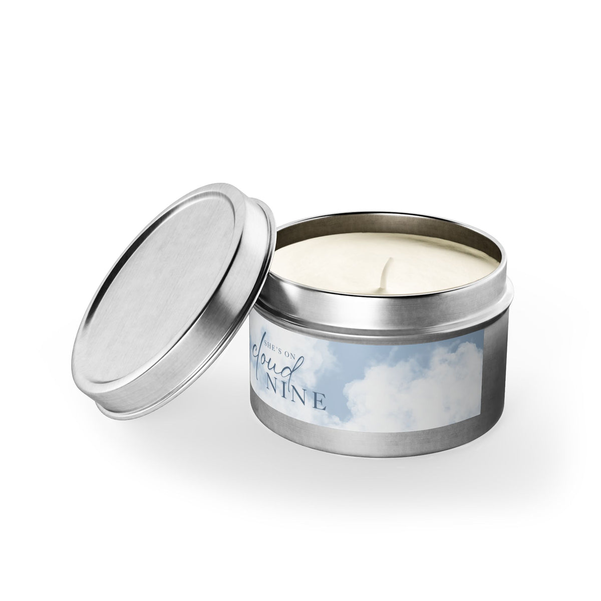 She's On Cloud Nine - Bachelorette Tin Candle