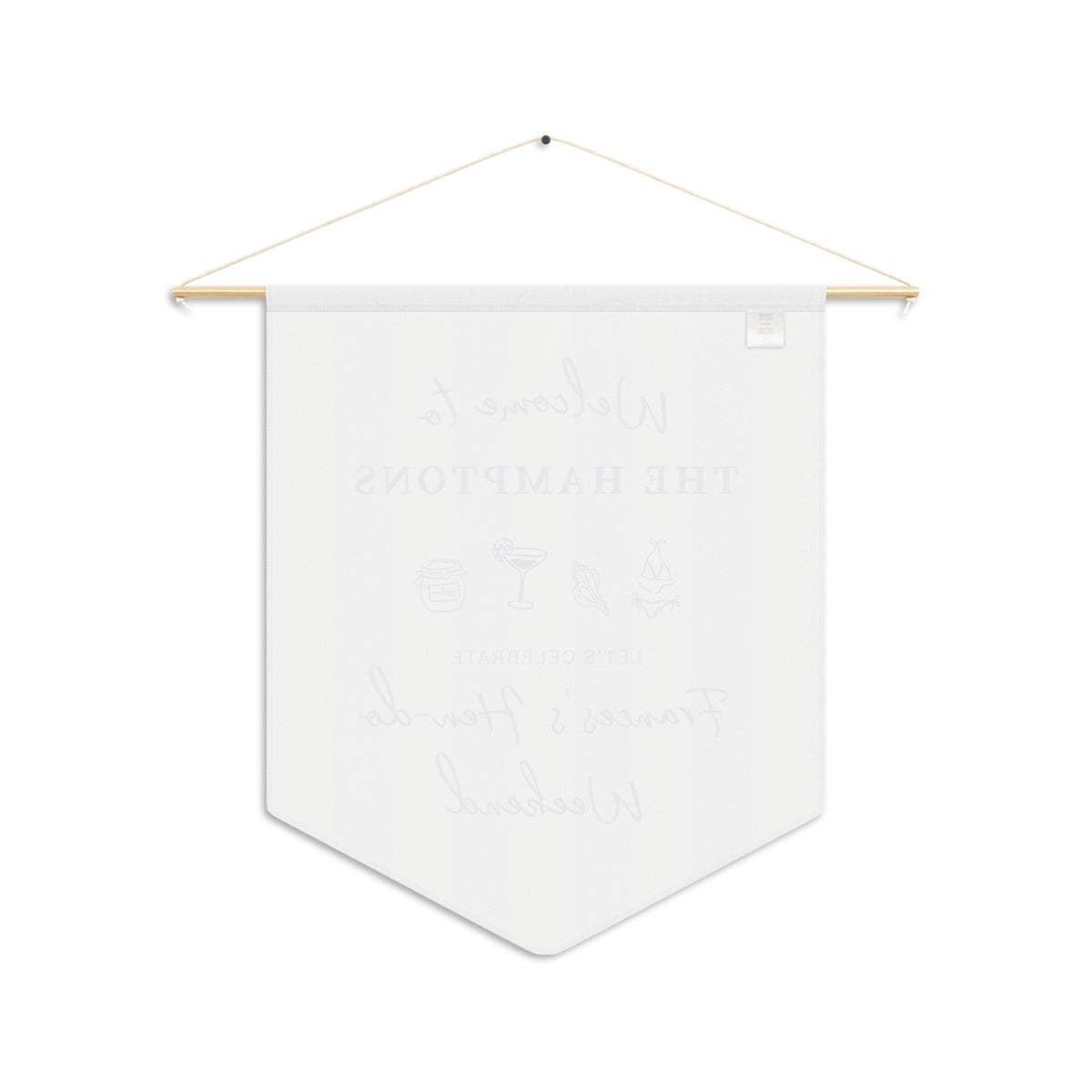 Hamptons Hen Do Weekend Pennant Banner